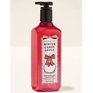 Bath & Body Works NWT Winter Candy Apple Hand Soap - Festive Red